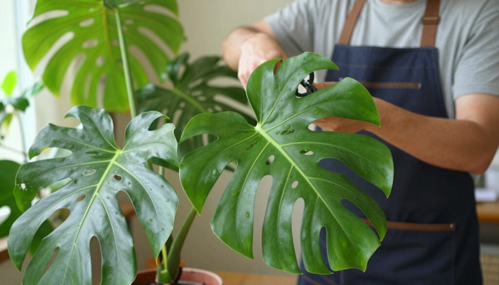 A lush indoor setting featuring a healthy 