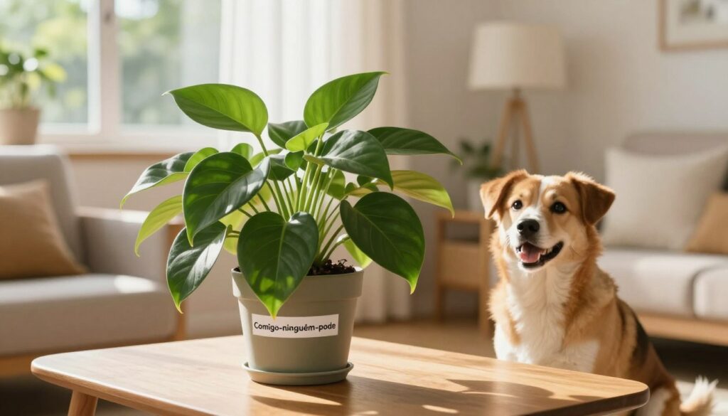 A vibrant indoor scene featuring a beautiful 