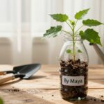 planta na garrafa pet