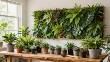 planta para jardim vertical
